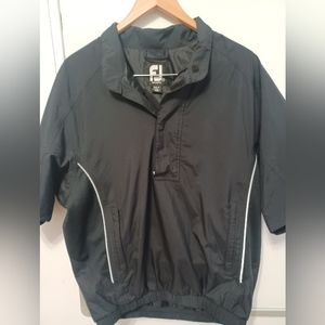 DryJoys By FootJoy Rain Golf Active Jacket Men's Size S Black Pullover